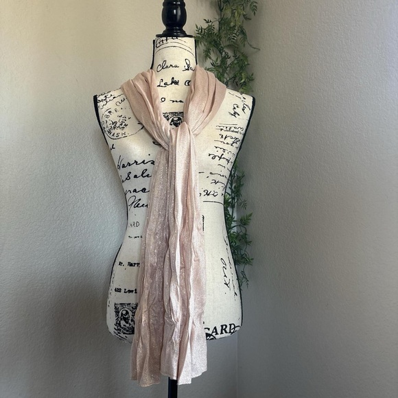 Merona Shimmering Pink Scarf - Picture 1 of 4